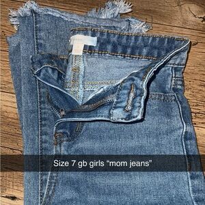 GB girls “mom jeans” size 7